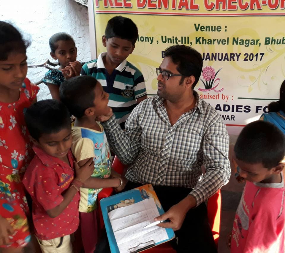 Community health camp beneficiaries